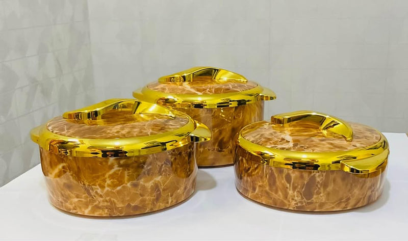Premium 3-Piece Hotpot Food Warmer Set – Insulated Casseroles for Hot & Fresh Meals