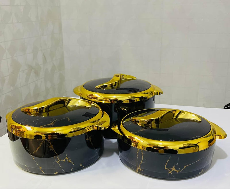 Premium 3-Piece Hotpot Food Warmer Set – Insulated Casseroles for Hot & Fresh Meals