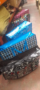 Jumbo Reusable Zipped Laundry Bag – Large, Durable Storage & Shopping Tote