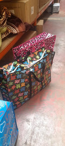 Jumbo Reusable Zipped Laundry Bag – Large, Durable Storage & Shopping Tote