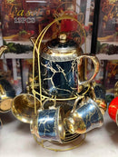 Teapot Set with 6 Cups – Adorable Modern Design for Home & Tea Time Gatherings