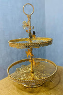 2-Tier Serving Stand – Elegant Dessert & Snack Display Tray for Parties & Home