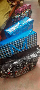 Jumbo Reusable Zipped Laundry Bag – Large, Durable Storage & Shopping Tote