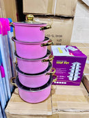 10-Piece Stainless Steel Cookware Set – Durable, Elegant & Even-Heat Cooking