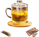 Handmade Natural Quartz Crystal Transparent Tea Cup