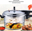 7 Litre Aluminum Pressure Cooker – Dual Handle Design for Safe & Fast Cooking