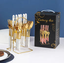 Stainless Steel Cutlery Set – Complete Kitchen Utensil Set for Daily Use & Dining