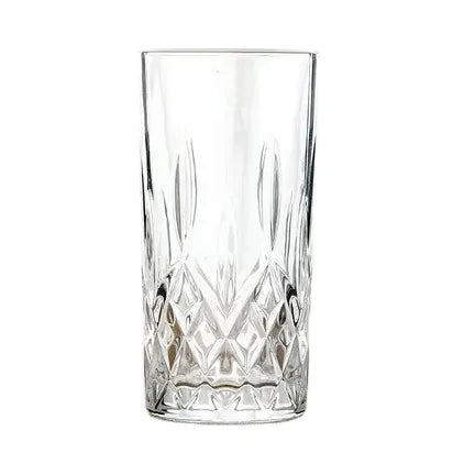 Cylinder Embossing Juice glass