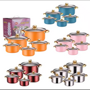 10-Piece Stainless Steel Cookware Set – Durable, Elegant & Even-Heat Cooking