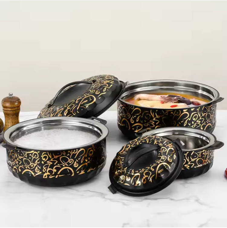 Stainless Steel Fresh Storage Pots Set of 4