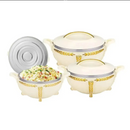 3-Piece Food Warmer Casserole Set – 3L, 7L, 10L – Insulated & Durable