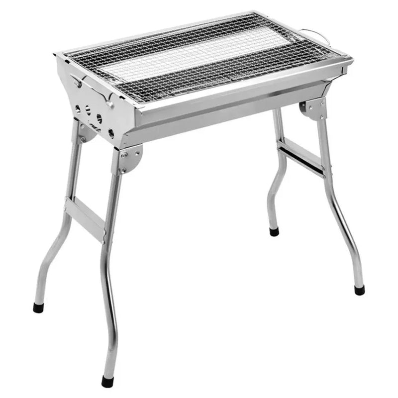 Large BBQ Grill Stand – Heavy-Duty Outdoor Grill for Parties & Home Use